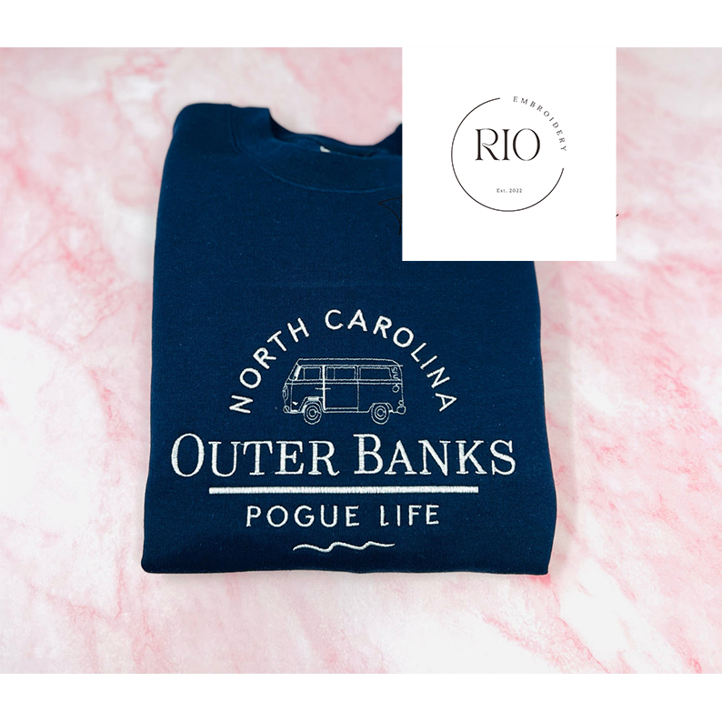 Outer Banks Sweatshirt / Embroidered Outer Banks Sweatshirt / Tv...